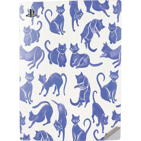 Cat Coq Blue Cats PS5 Digital Edition Console Skin